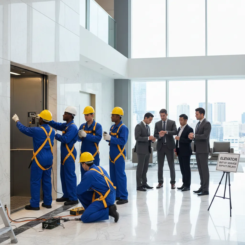 Elevador comercial assistência técnica